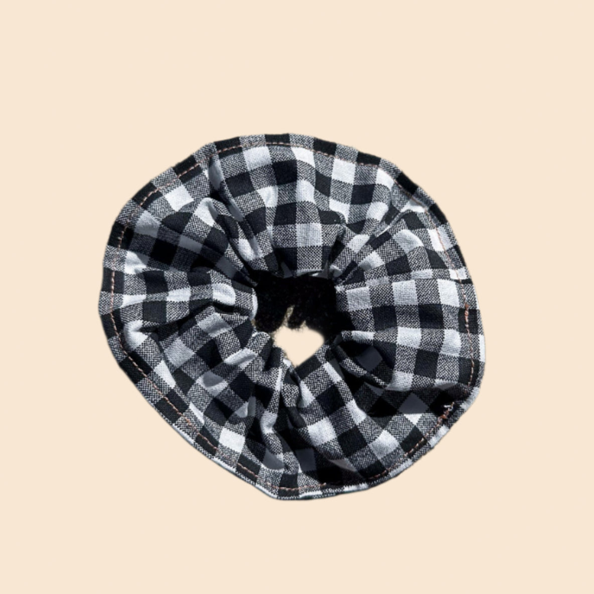 a hair scrunchie