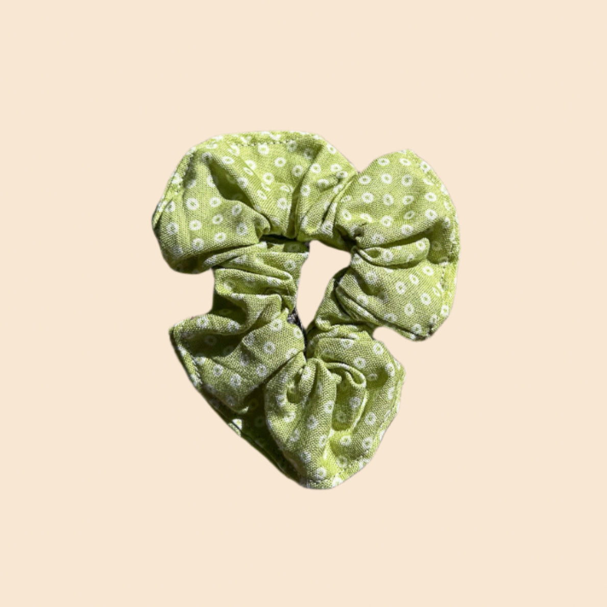 a hair scrunchie