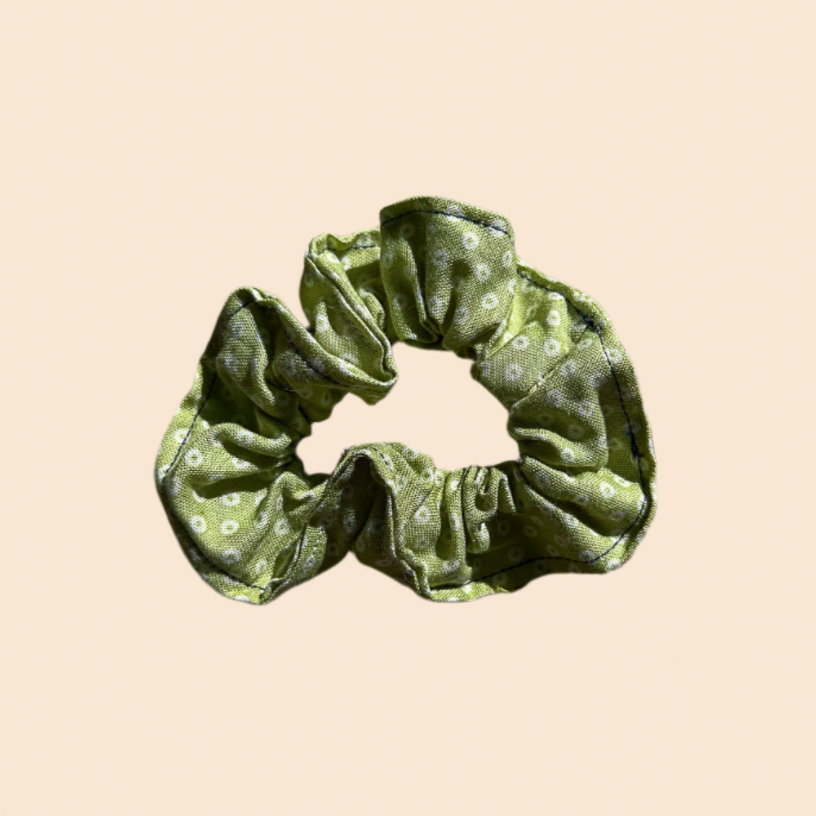 a hair scrunchie