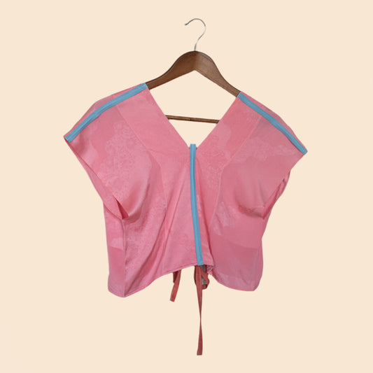 butterfly silk top